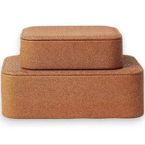 Studio McGee Set Brown  Box with Lid  - Threshold Large